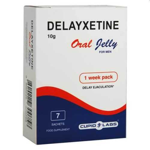 Delayxetine - étrendkiegészítő zselé férfiaknak (7 tasak)