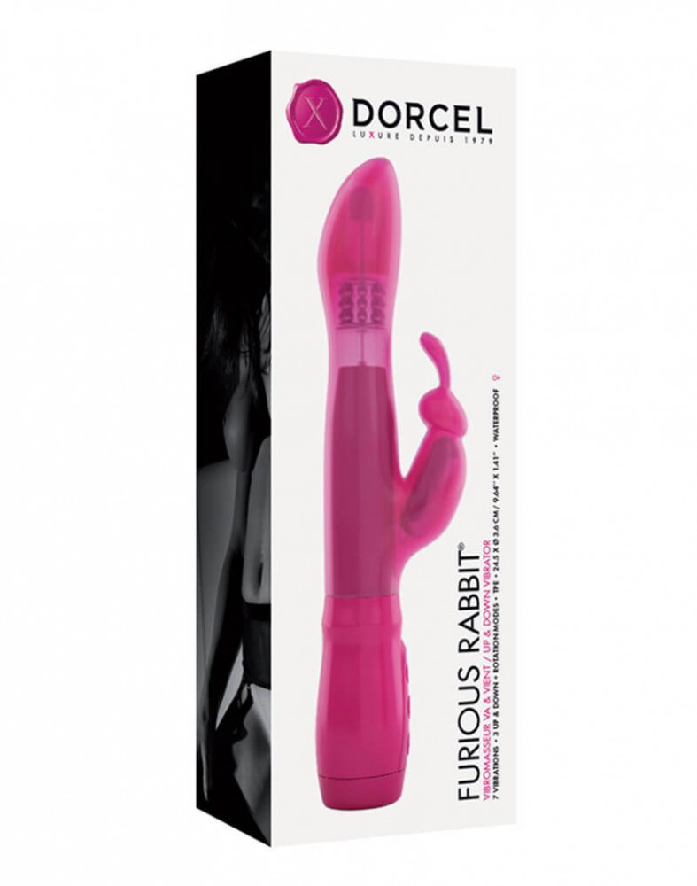 Dorcel Furious Rabbit - csiklókaros vibrátor (pink)