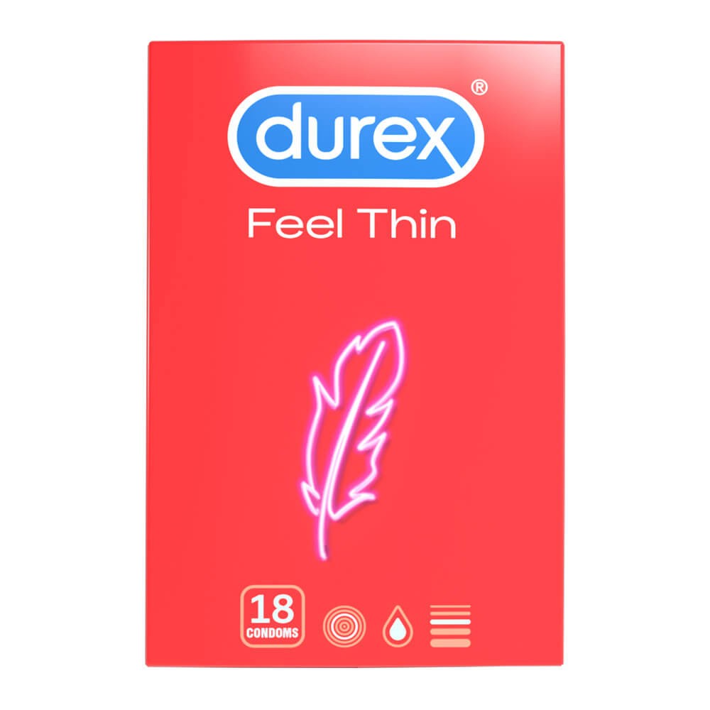 Durex Feel Thin - élethű érzés óvszer (18db)