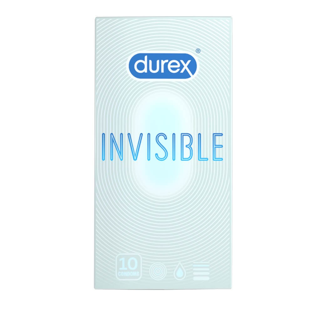 Durex Invisible Extra Sensitive - vékony óvszer (10db)