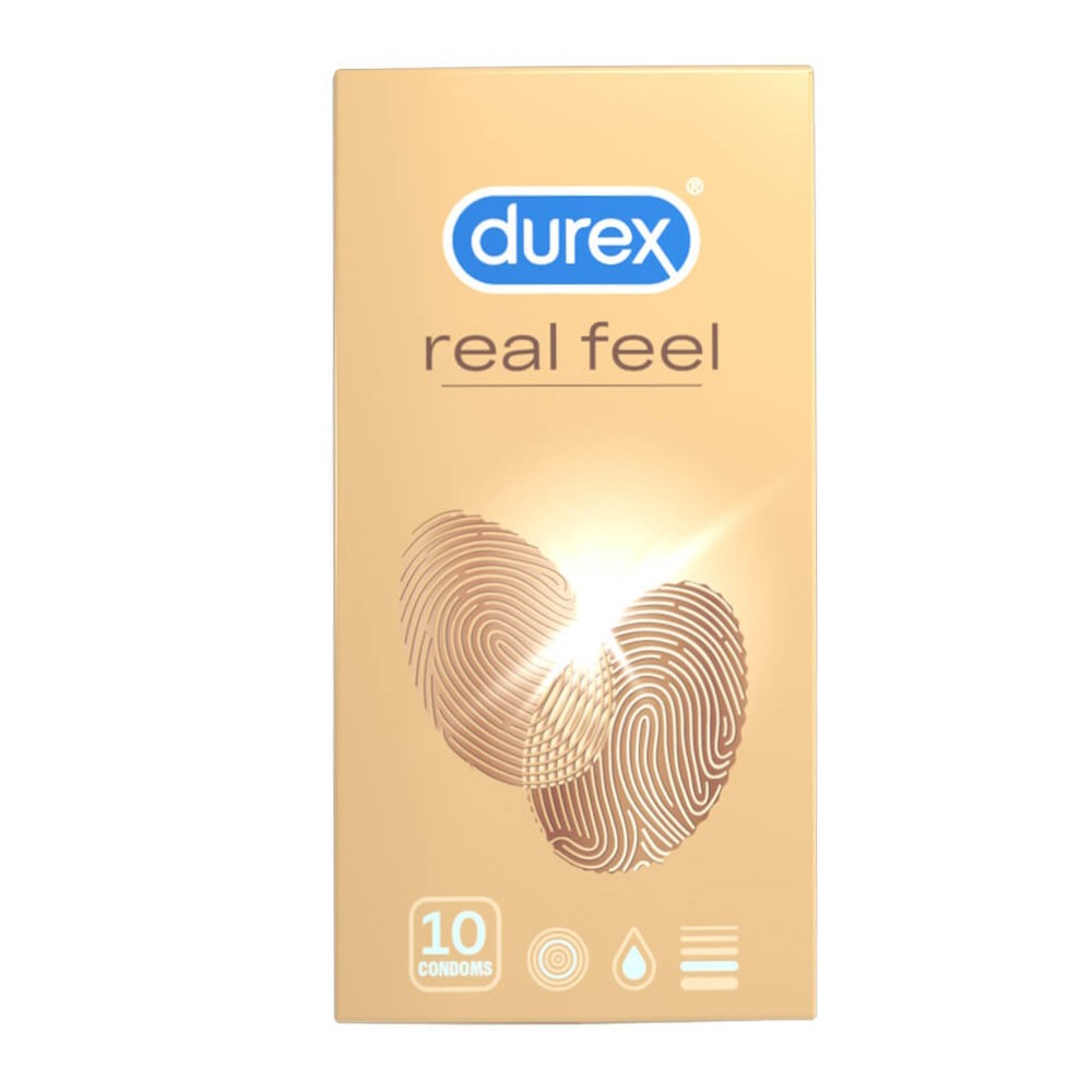 Durex Real Feel - latexmentes óvszer (10db)