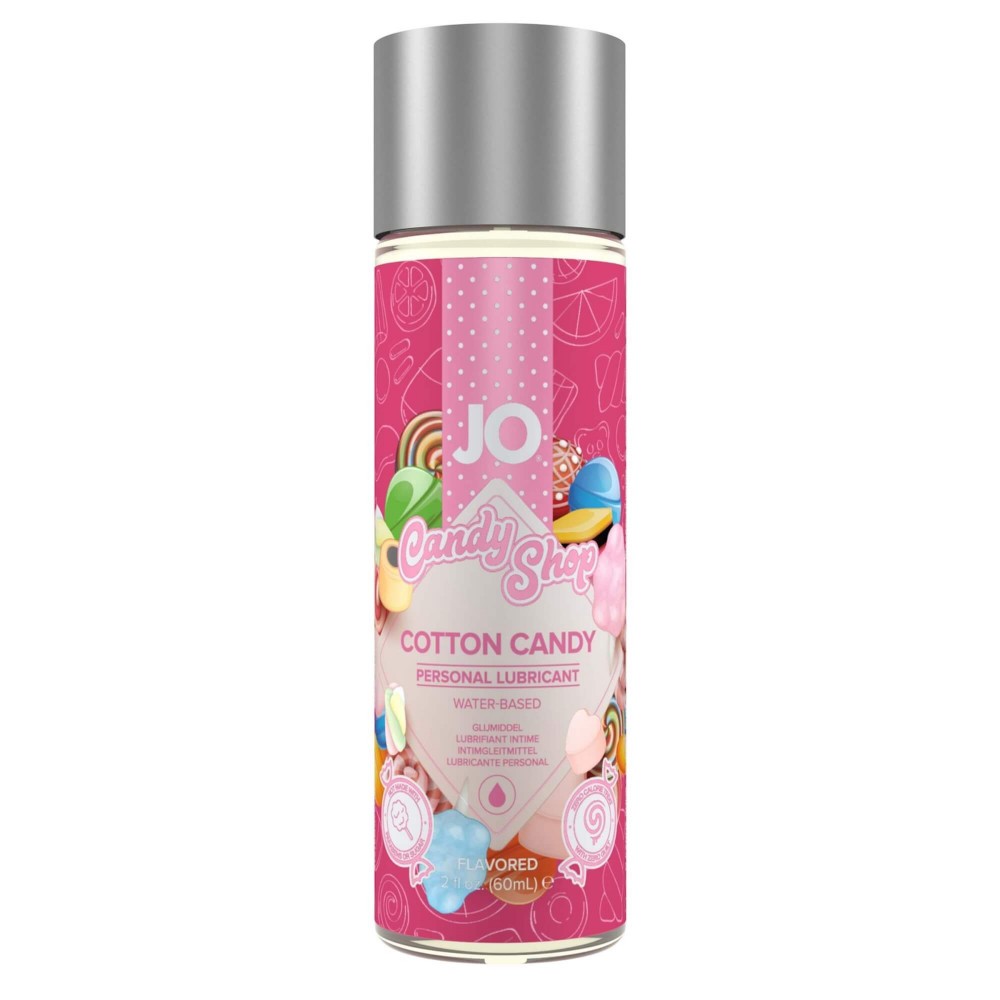 JO Candy Shop Cotton Candy - vízbázisú síkosító - vattacukor (60ml)