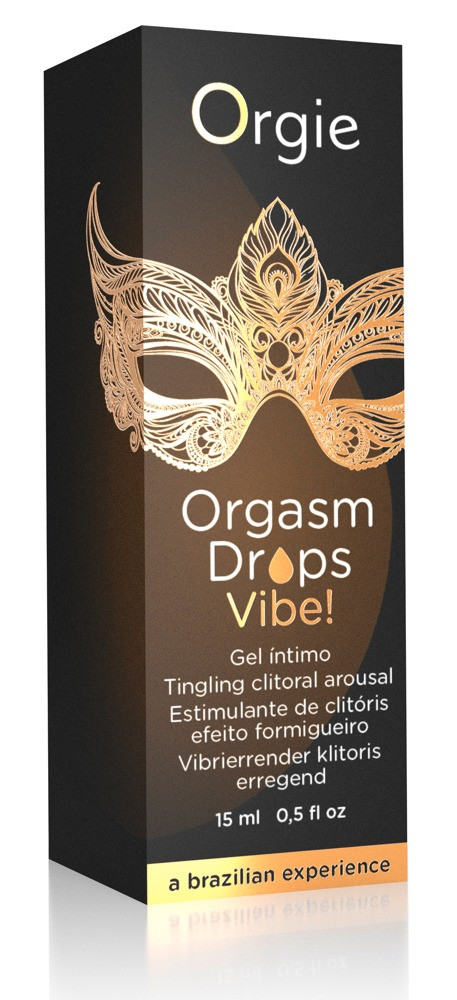 Orgie Orgasm Drops Vibe - bizsergető intim gél nőknek (15ml)