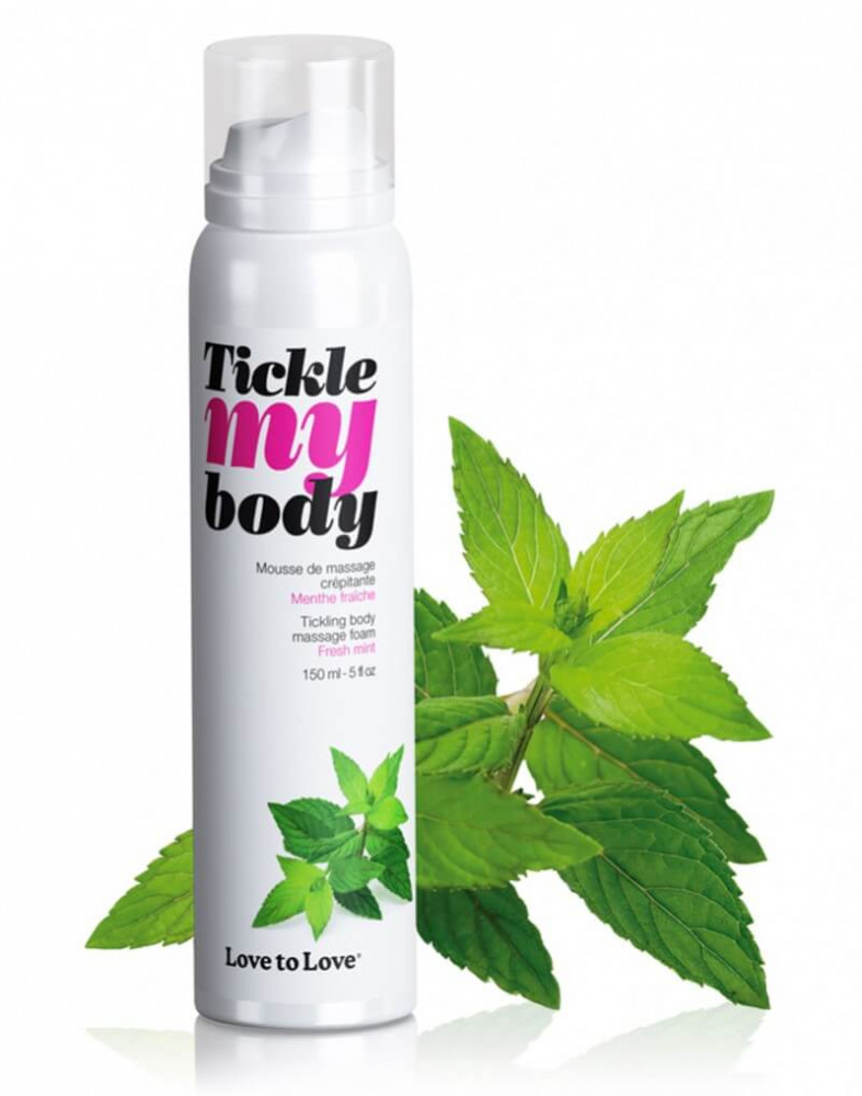 Tickle my body - masszázs hab - menta (150ml)