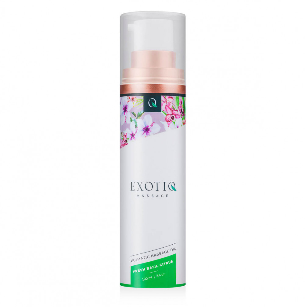 Exotiq - illatos masszázsolaj - bazsalikom-citrom (100ml)