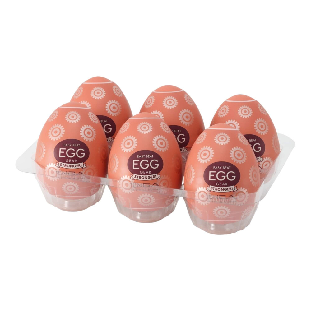 TENGA Egg Gear Stronger - maszturbációs tojás (6db)