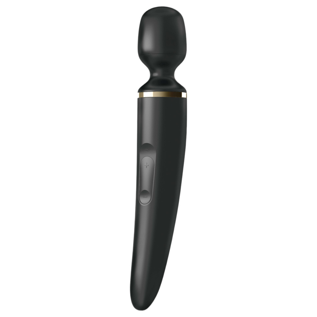 Satisfyer Wand-er Woman - vízálló masszírozó vibrátor (fekete)