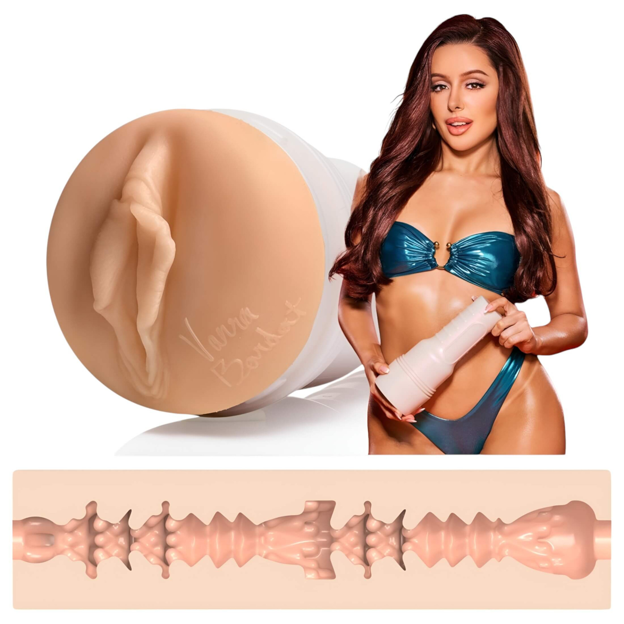 Fleshlight Vanna Bardot - élethű vagina (natúr)